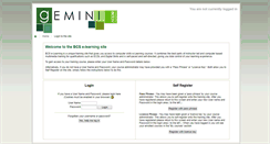 Desktop Screenshot of bcsgemini.com
